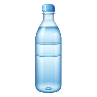 bottle of water upside down sticker