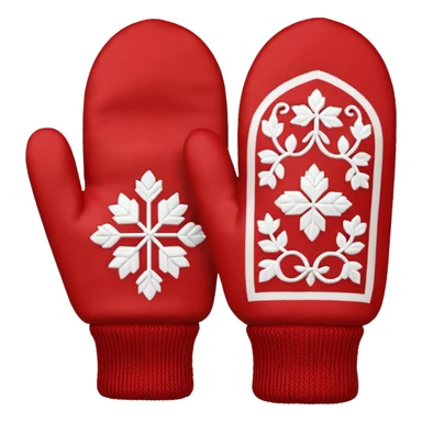 norwegian knit mitten selbu sticker
