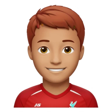 A Liverpool soccer player sticker
