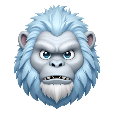 Cinematic Realistic WoW Yeti Portrait, head tilted epicly and inquisitively, showcasing a primal blend of raw might and mystical allure. His thick, shaggy fur in icy whites and pale blues and piercing ice-blue eyes are rendered in meticulous detail under dynamic, frosty lighting, high shine, epic and awe-inspiring, embodying the mystique of the frozen wilderness. sticker