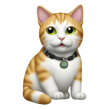 Cat with a reefer sticker