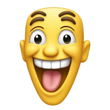 April fools pointing laughing sticker