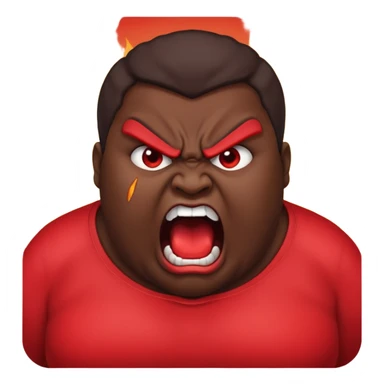 gum tsion emoji very not nice rude shouting ragebaiter fat ugly fat  sticker