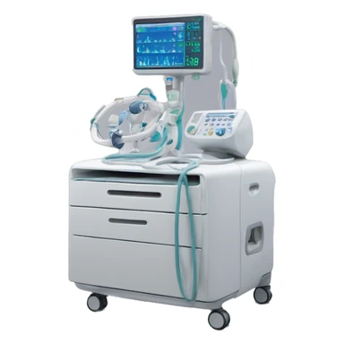 Oxygen ventilator intensive care unit  sticker