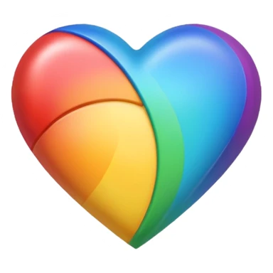 Heart rainbow amsung sticker