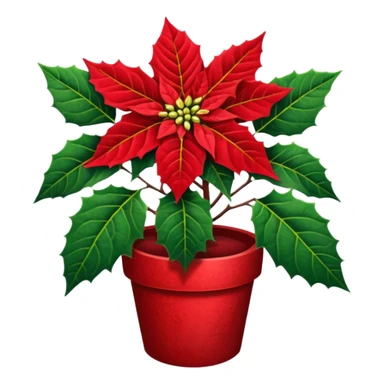 In emoji de la hermosa flor de nadidad sticker