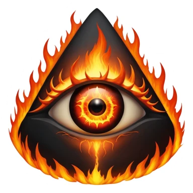 Eye of Sauron in Mordor sticker