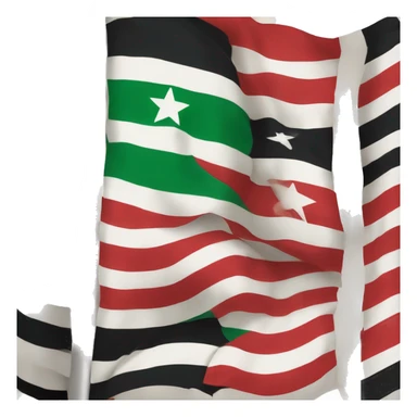 Flag of the Syrian Republic under the French Mandate, sticker