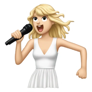 Taylor swift at the eras tour singing cruel summer sticker