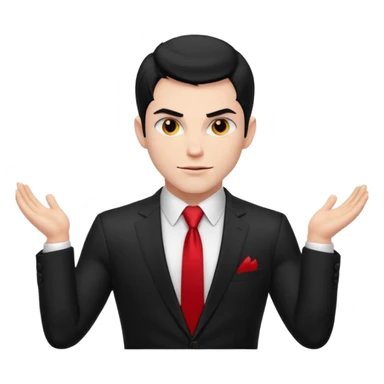 Lucifer half body sticker