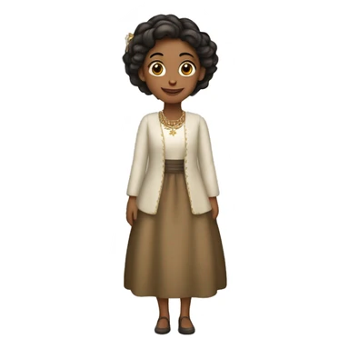 jewish princess with modest dress sticker