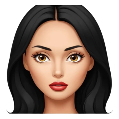 Megan fox, fashion model Beautiful woman model adult   large breasts  with fox eyes tan  skin, full lips  long hair model black   top   sticker