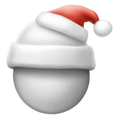 igloo xmas santa hat sticker