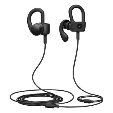 old wired earphones sticker