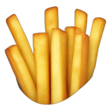 a french fry and a baguette  sticker