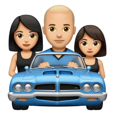 fast and furious movie emojis sticker