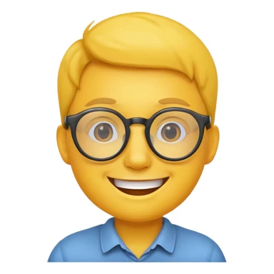 nerd emoji sticker