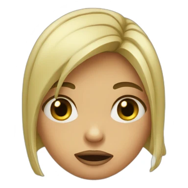 girl with a booger sticker