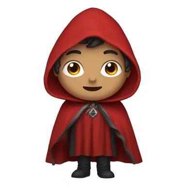 only red cloak sticker
