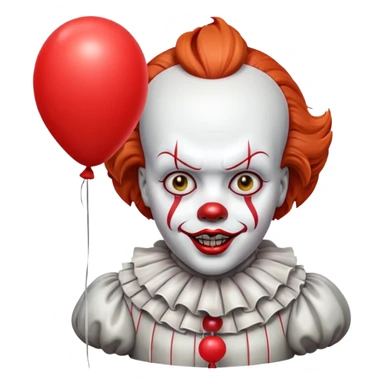Pennywise avec un ballon sticker