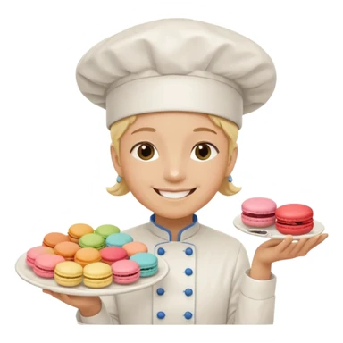 cuisinier de macaron sticker