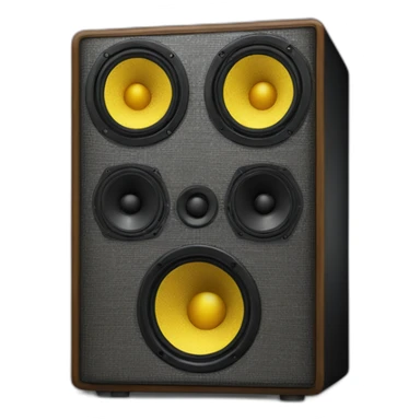 Music Studio Speakers sticker