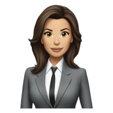 eva longoria in a suit sticker