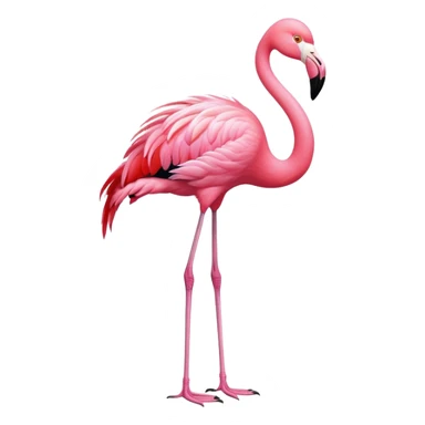pink flamingo sticker
