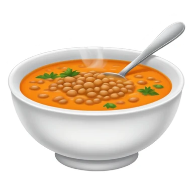 Bowl of lentil soup sticker