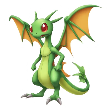  Cool Edgy Scyther-Grovyle-Flygon-Fakemon full body sticker