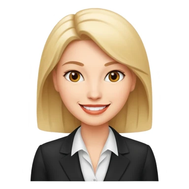 elegant female boss  sticker