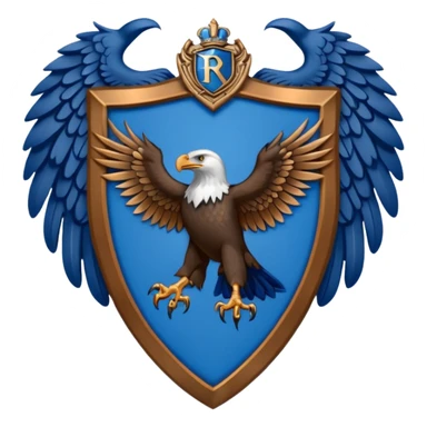 Hogwarts Ravenclaw crest Eagle sticker