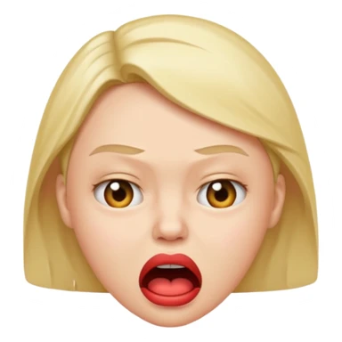 Person saying bad word sticker