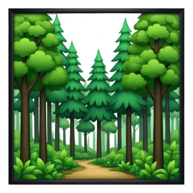 In our hometown, there’s plenty of trees sticker