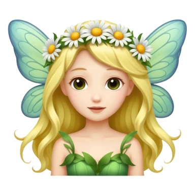 Daisy wings,Flower Fairy. sticker