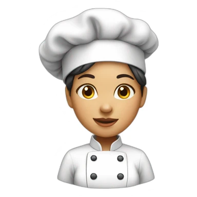 girl chef sticker