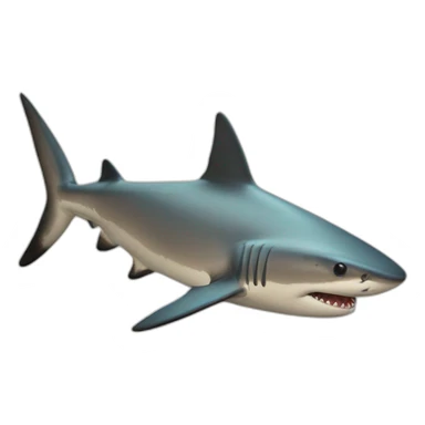 black tip shark sticker