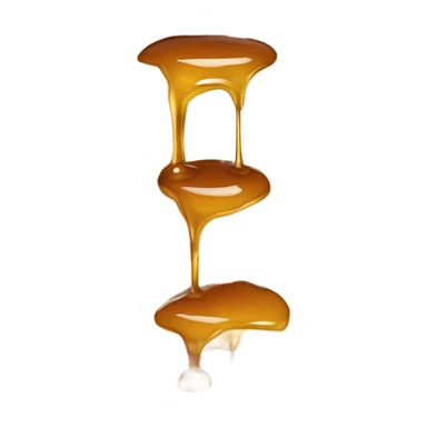 7 layers pancake with liquid honey and butter in the kn top, without plate sticker