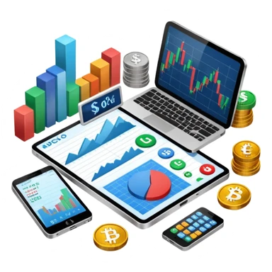 financial market sticker