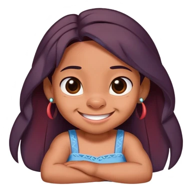 LILO from lilo and stitch cute and smiley sticker