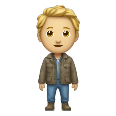 Une personne qui travaille en rayon sticker