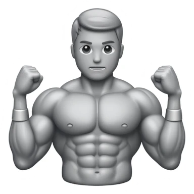 muscle icon sticker