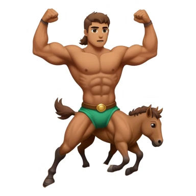 Centaur throws dirt sticker