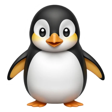 laughing penguin with tears while laughing  sticker