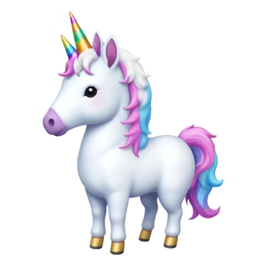 Unicorn with a top hot  sticker