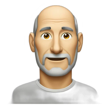 apple logo steve jobs sticker