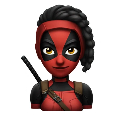 lady deadpool sticker
