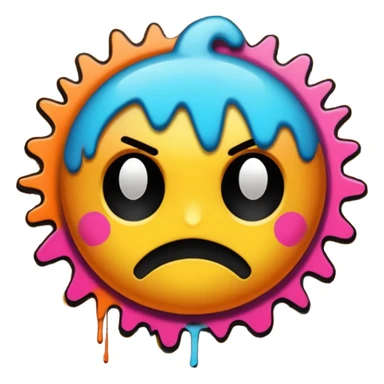 graffiti that is gritty hip hop driven that says sick sticker