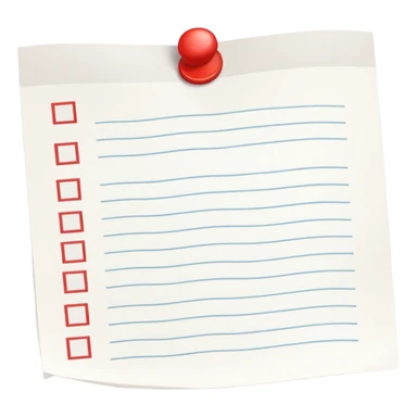 endless wavy checklist paper looping curling filled with tiny checkboxes disappearing into background sticker