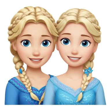anna et elsa sticker